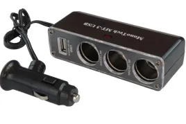 przedluzacz-rozgaleziacz-3-gniazda-zapalniczki-12-24v-usb-500ma-5v