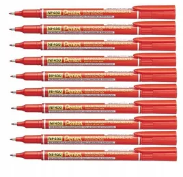 foliopis-pentel-nf-450-czerwony-10-szt