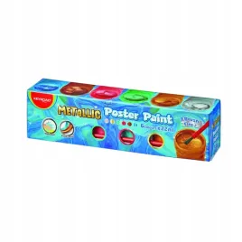 farby-plakatowe-metallic-6x22ml-pedzelek-gratis-w