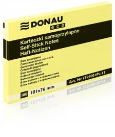 karteczki-samoprzylepne-donau-eco-101x76-mm-zolte