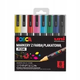 markey-uni-pc-5m-posca-z-farba-plakatowa-8-kolorow