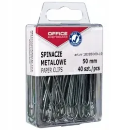 spinacze-matelowe-office-products-50mm-40-szt