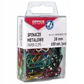 spinacze-office-products-kolorowe-28-mm-100-szt