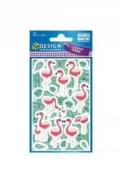 naklejka-avery-zwerckform-flamingi-rozowe-2-arkusze