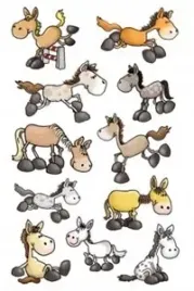 naklejka-avery-zwerckform-koniki-3-arkusze