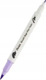 pisak-do-kaligrafii-brush-pentel-dwustronny-heliotrop