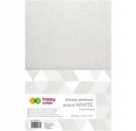 arkusze-piankowe-happy-color-brokatowe-biale-5-ark