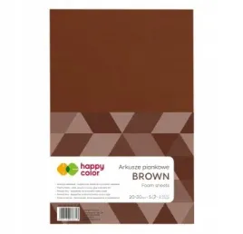 arkusze-piankowe-happy-color-brazowe-5-ark