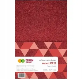 arkusze-piankowe-happy-color-brokat-czerwone-5-ark