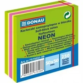 karteczki-samoprzylepne-donau-50x50-zielony-mix