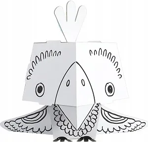 kolorowanka-cubehead-3d-papuga-monumi-stan-nowy