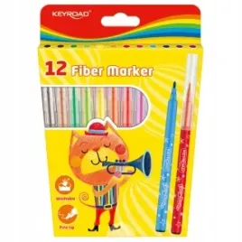 flamaster-keyroad-fiber-12-kolorow