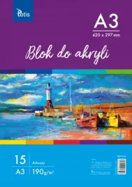 blok-do-akryli-tetis-a3-15-arkuszy