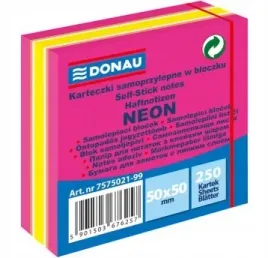 karteczki-samoprzylepne-donau-76x76-neon-pastel