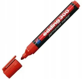 marker-permanentny-edding-300-okragly-czerwony