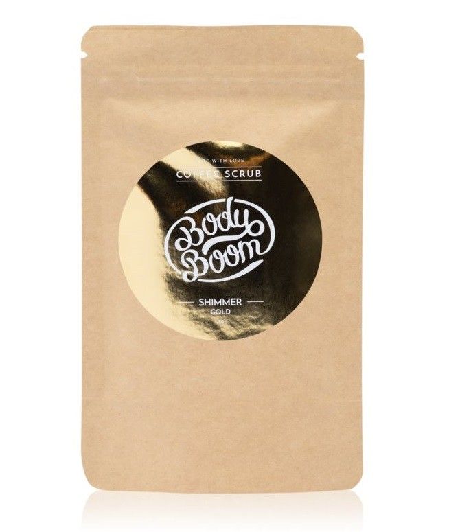 Body boom coffee scrub peeling kawowy shimmer gold 100g
