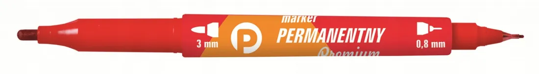 marker-permanentny-tetis-km501-c2-czerwony-2w1