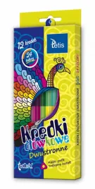 kredki-trojkatne-tetis-kt005-dwustronne-24-kolory