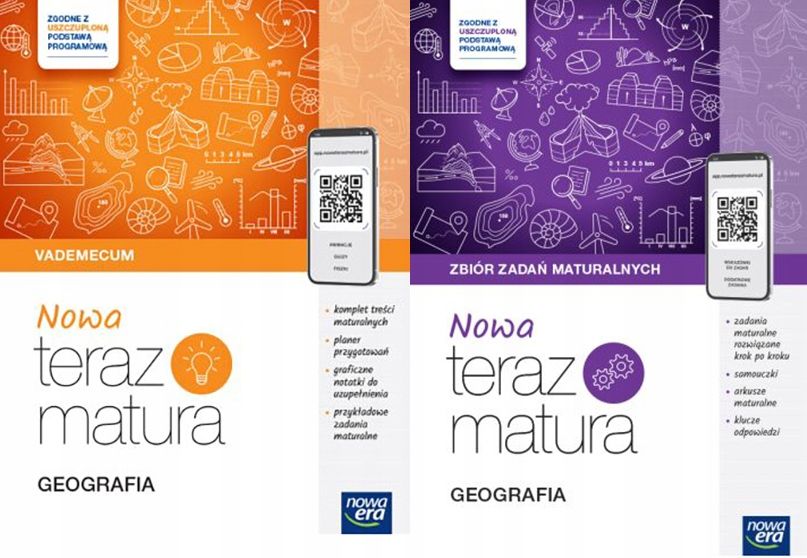 Nowa Teraz Matura Geografia KOMPLET NOWA ERA 2025 - ERLI.pl