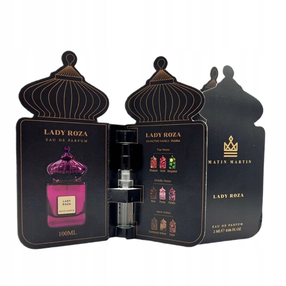 matin martin lady roza woda perfumowana 2 ml    