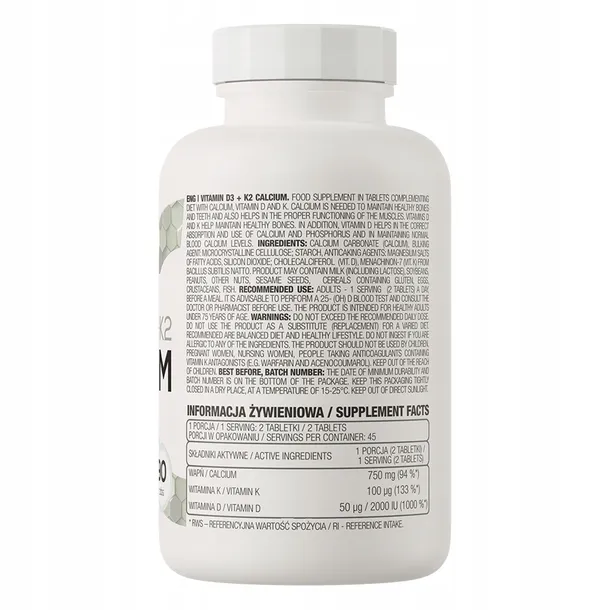 ostrovit-witamina-d3-k2-wapn-90-tabl-postac-tabletki