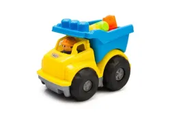 autko-z-zestawem-klockow-wywrotka-zolta
