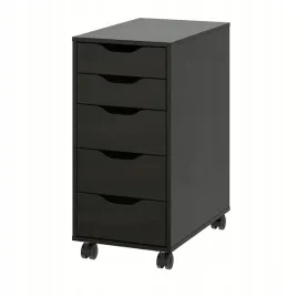 ikea-alex-komoda-na-kolkach-czarnybraz-36x76-cm