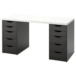 ikea-lagkapten-alex-biurko-140x60-cm-bialy-czarnybraz