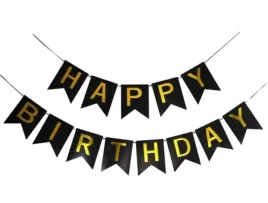 baner-czarno-zloty-happy-birthday