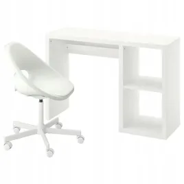 ikea-kallax-loberget-biurko-i-krzeslo-bialy