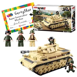 klocki-sluban-wwii-czolg-panzer-iv-tygrys-543-b0693