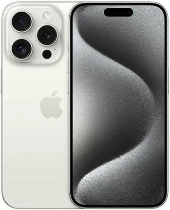 ﻿Iphone 15 Pro 256GB - White Titanium / Biały - Bateria 100% / EU