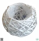 kula-wiklinowa-biala-mala-stan-nowy