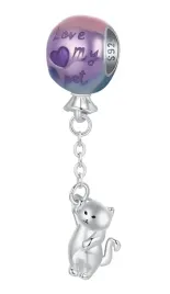 charms-srebro-925-balon-i-kot-czerwinski