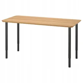 ikea-anfallare-olov-biurko-bambus-czarny-140x65-cm