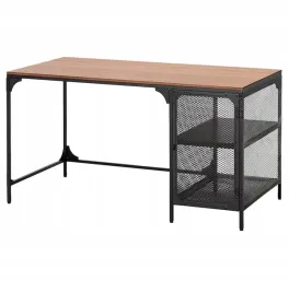 ikea-fjallbo-biurko-czarny-140x70-cm