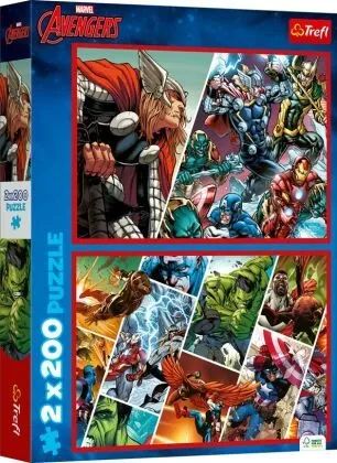 puzzle-marvel-2-x-200-el-obroncy-swiata-marka-trefl