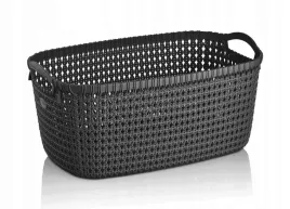 koszyk-koszyczek-lazienki-organizer-pojemnik-kuchenny-knit-6l-szary