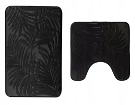 komplet-dywanikow-lazienkowych-2sztuki-dywaniki-floryda-czarne