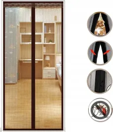 moskitiera-na-drzwi-magnetyczna-100x220-brazowa