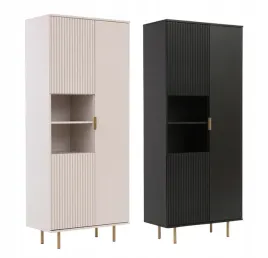 regal-wysoki-do-salonu-80x190x41cm-kaszmir-czarny-mat