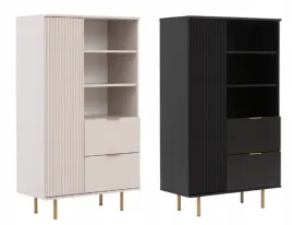 regal-80x140x41cm-polki-szuflady-kaszmir-czarny-mat