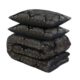 140x200-220-glamour-flanel-art-czarny-kpl-poscieli-teddy
