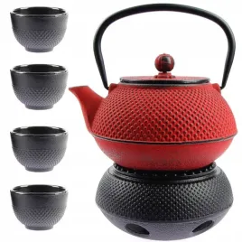 czajnik-imbryk-zeliwny-0-8l-zaparzacz-do-herbaty-4-czarki-podgrzewacz-z-zel