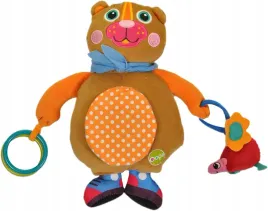 mis-pluszak-sensoryczny-grzechotka-lusterko-25cm