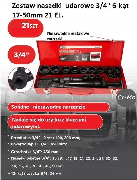 klucze-nasadowe-udarowe-3-4-21el-waga-z-opakowaniem-13-6-kg-stan-nowy