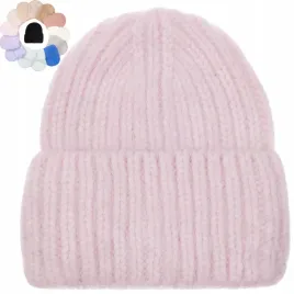 rozowa-czapka-z-welny-welniana-zimowa-polska-marka-majka-60percent-angora