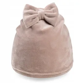 czapka-jesienna-wiosenna-dla-dziewczynki-dla-dziecka-welur-welurowa-aksamit