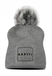 czapka-beanie-z-pomponem-damska-zimowa-szara
