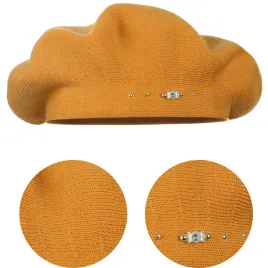 cieply-beret-damski-majka-podwojny-zolty-welna